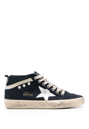 Golden Goose Mid Star lace-up sneakers - Blu