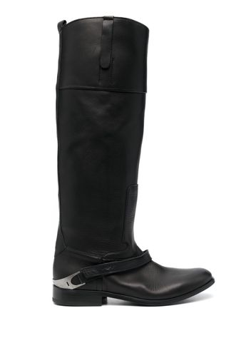 Golden Goose Charlie leather boots - Nero