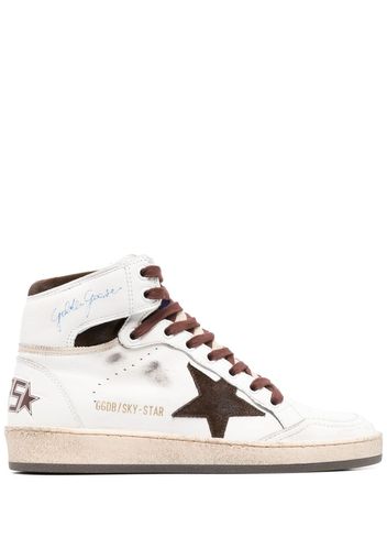 Golden Goose Sky-Star high-top sneakers - Bianco