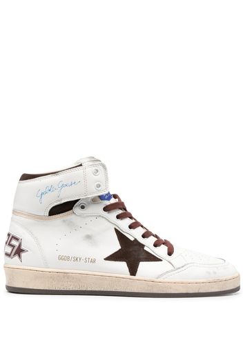 Golden Goose Sky-Star high-top sneakers - Bianco