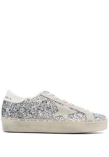 Golden Goose Hi-Star glitter sneakers - Argento