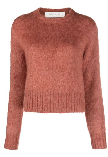 Golden Goose mohair-blend cropped sweater - Viola