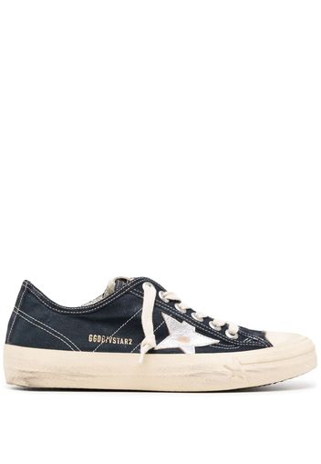 Golden Goose star-patch lace-up sneakers - Blu