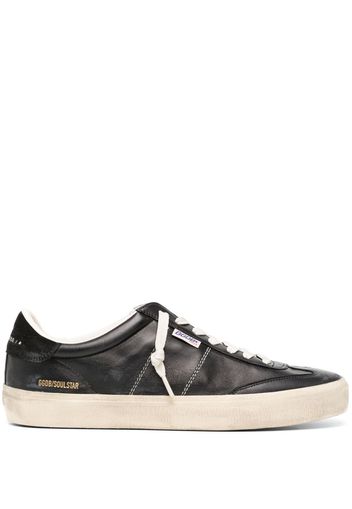 Golden Goose logo-patch lace-up sneakers - Nero