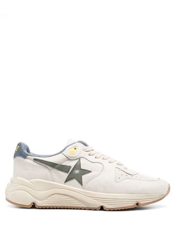 Golden Goose Running leather sneakers - Toni neutri