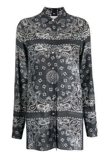 Golden Goose bandana-print shirt - Grigio