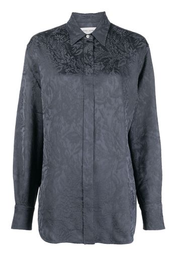 Golden Goose floral jacquard shirt - Blu