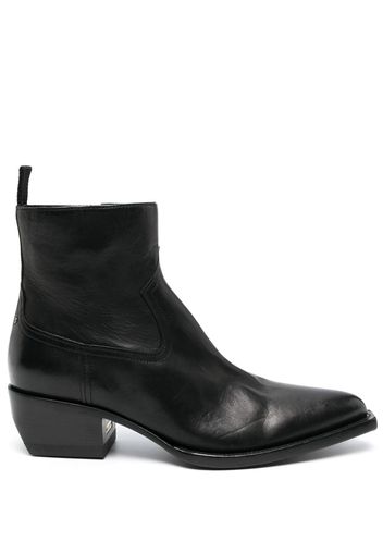 Golden Goose 45mm Debbie leather ankle boots - Nero