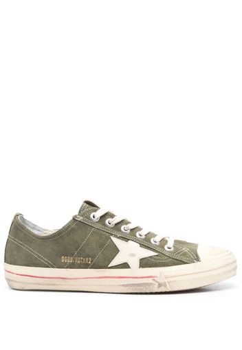 Golden Goose star-patch lace-up sneakers - Verde