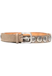 Golden Goose studded leather belt - Toni neutri