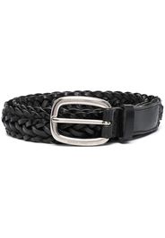 Golden Goose leather decorative-buckle belt - Nero