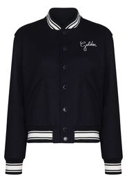 Golden Goose embroidered-logo bomber jacket - Blu