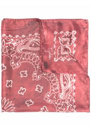 Golden Goose Foulard con stampa paisley - Rosso