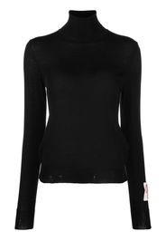 Golden Goose roll-neck fitted jumper - Nero