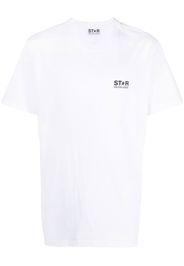 Golden Goose logo-print short-sleeve T-shirt - Bianco