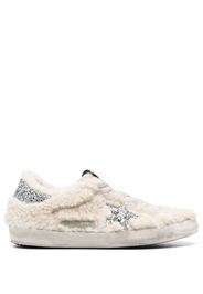 Golden Goose logo-patch lace-up sneakers - Verde