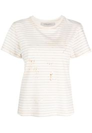 Golden Goose T-shirt a righe - Toni neutri