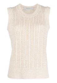 Golden Goose chunky knit vest - Toni neutri