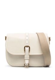 Golden Goose buckled leather crossbody bag - Toni neutri