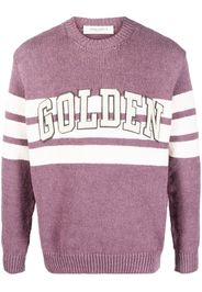 Golden Goose Maglione con applicazione - Viola