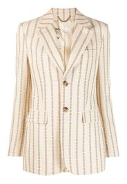 Golden Goose Blazer monopetto Journey con effetto jacquard - Toni neutri