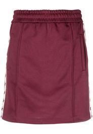 Golden Goose Rock Star side stripe skirt - Rosso