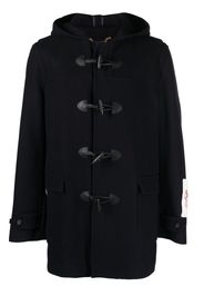 Golden Goose hooded wool-blend duffle coat - Blu