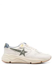 Golden Goose Running leather sneakers - Toni neutri