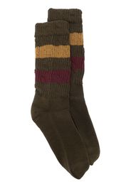 Golden Goose ribbed star-print socks - Nero