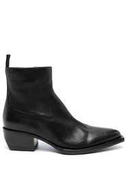 Golden Goose 45mm Debbie leather ankle boots - Nero