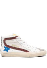 Golden Goose star-patch lace-up sneakers - Bianco