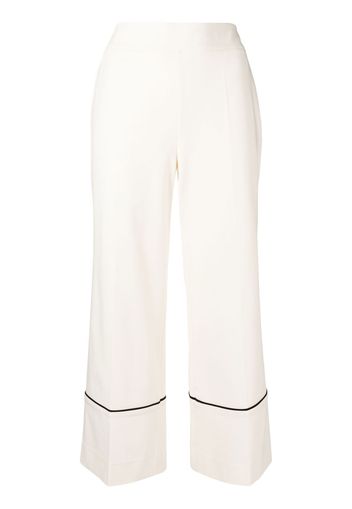 GOODIOUS Pantaloni crop - Bianco