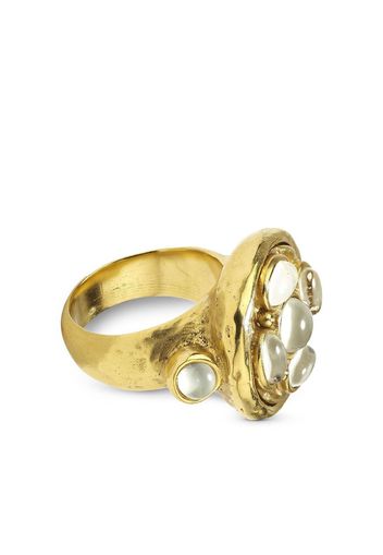 Goossens quartz-embellished finger ring - Oro