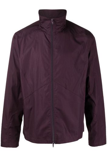 GR10K zipped-up stand-up neck jacket - Viola