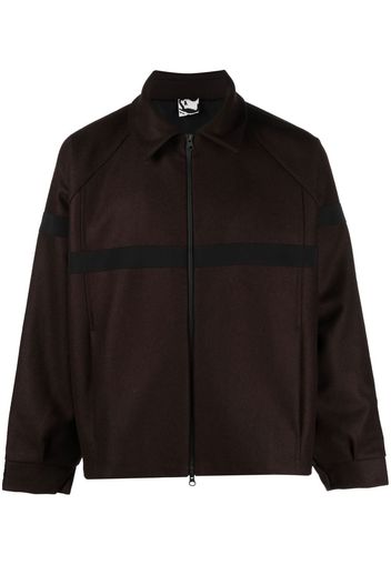 GR10K x Salomon zip-up shirt jacket - Marrone