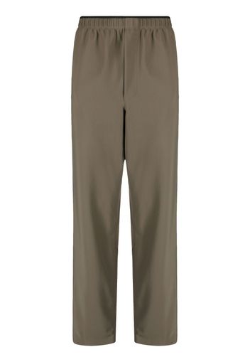 GR10K mid-rise straight-leg trousers - Verde