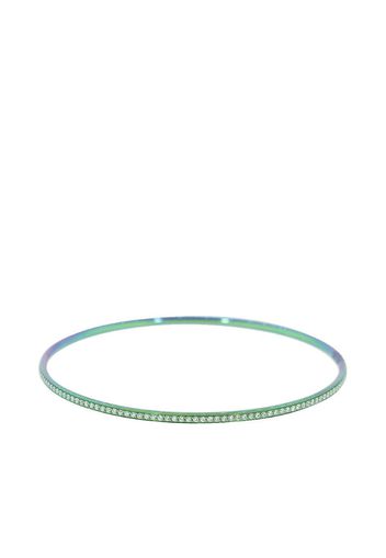 diamond thin bangle bracelet