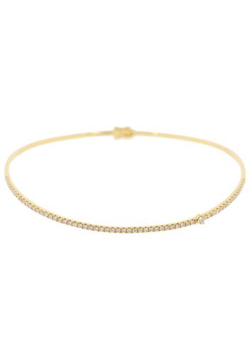 18kt yellow gold diamond Cage chocker