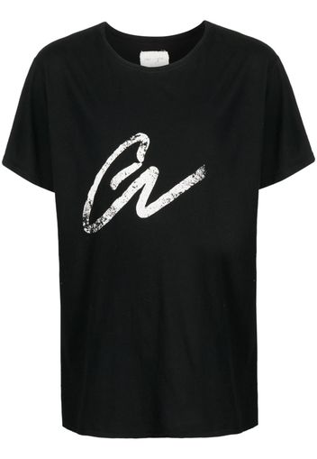 Greg Lauren logo-print cotton T-shirt - Nero