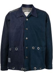 Greg Lauren long-sleeve lightweight shirt jacket - Blu