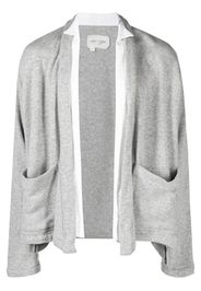 Greg Lauren layered open-front cardigan - Grigio