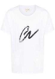 Greg Lauren logo-print cotton T-shirt - Bianco