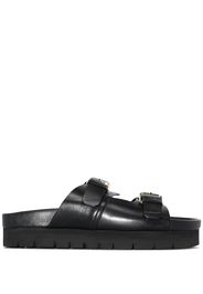 Grenson Flora flatform sandals - Nero