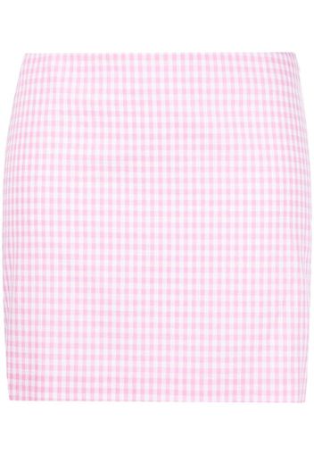 GRETA BOLDINI gingham check skirt - Rosa