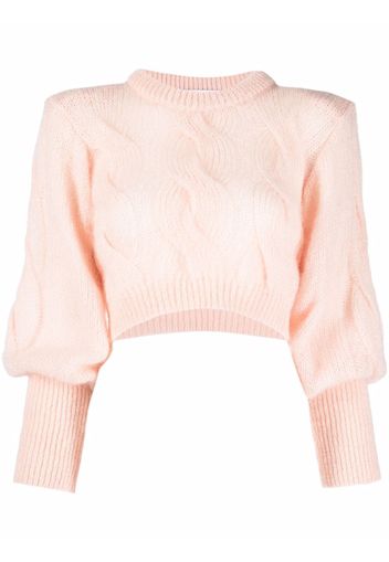 GRETA BOLDINI Cardigan crop - Rosa