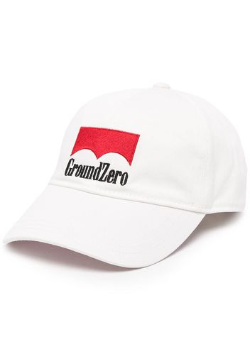 Ground Zero Cappello da baseball con ricamo - Bianco