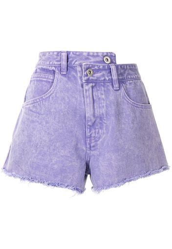 Ground Zero washed denim shorts - Viola