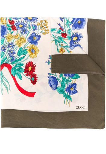 Foulard a fiori anni '80