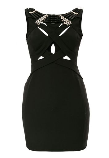 cut-out fitted dress