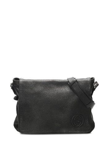 Gucci Pre-Owned Borsa messenger GG - Nero